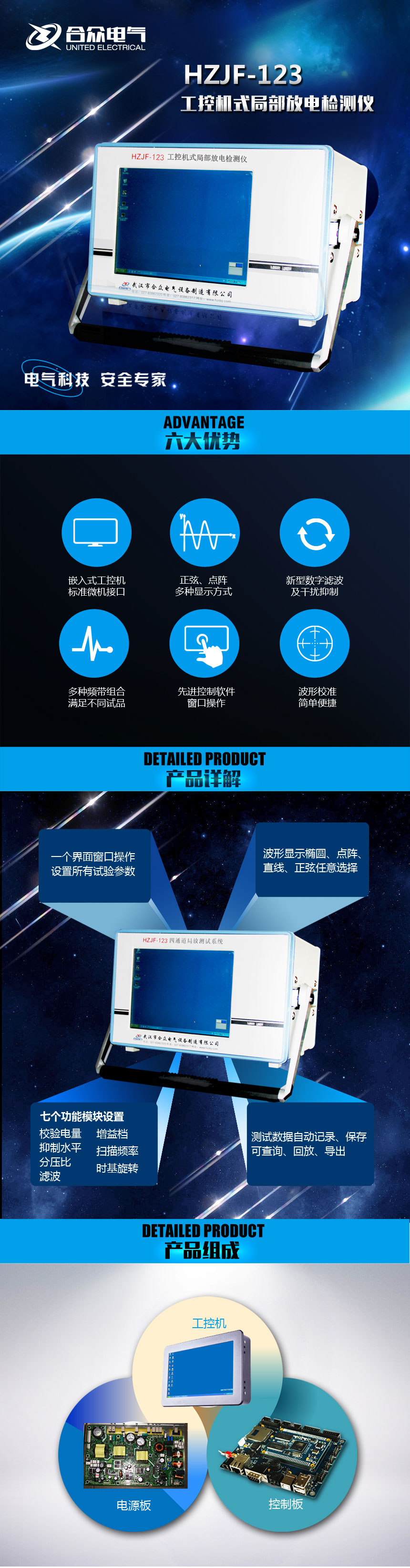 HZJF-123工控機(jī)式局部放電檢測儀